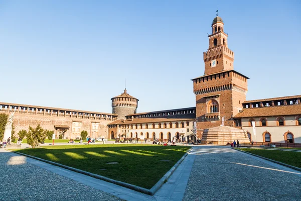İçinde Castello Sforzesco, Milano, İtalya