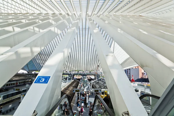 Guillemins station in Liege, Belgium — Stock Photo, Image