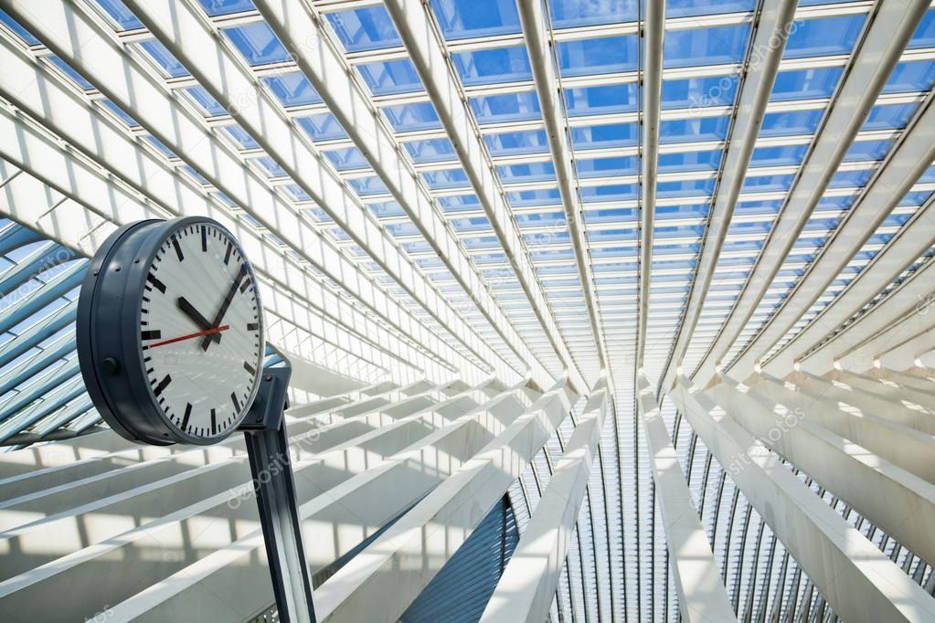 Guillemins station in Liege, Belgium