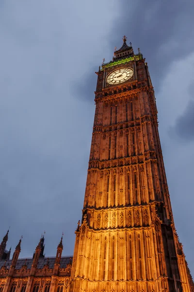 Big Ben på natten — Stockfoto