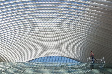 Guillemins istasyonu Liege, Belçika