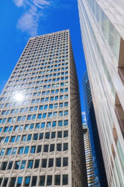 Paris, Fransa, La Defense İlçesi'nde modern gökdelen