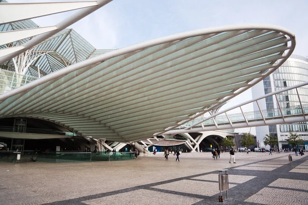 Stacja Estação do Oriente w Lizbona, Portugalia — Zdjęcie stockowe