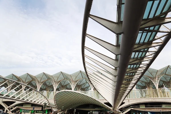 Stacja Estação do Oriente w Lizbona, Portugalia — Zdjęcie stockowe