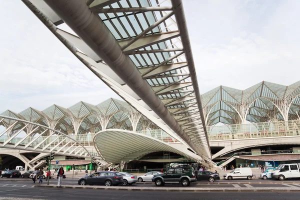 Stacja Estação do Oriente w Lizbona, Portugalia — Zdjęcie stockowe