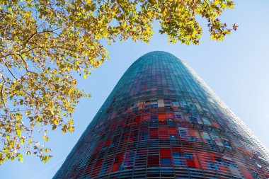 Torre agbar Barcelona, İspanya