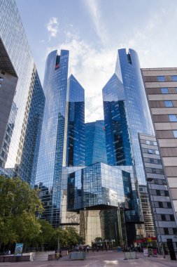 Modern ofis binaları mali ilçe La Defense, Paris, Fransa