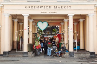 Greenwich Market Hall in Greenwich, London, UK clipart