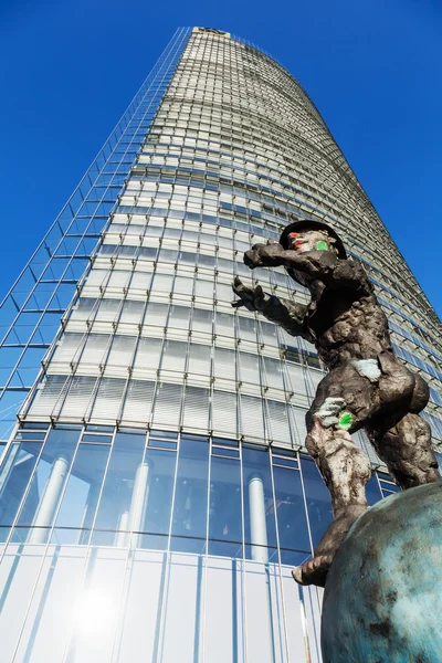 Deutsche Post Tower in Bonn, Duitsland — Stockfoto