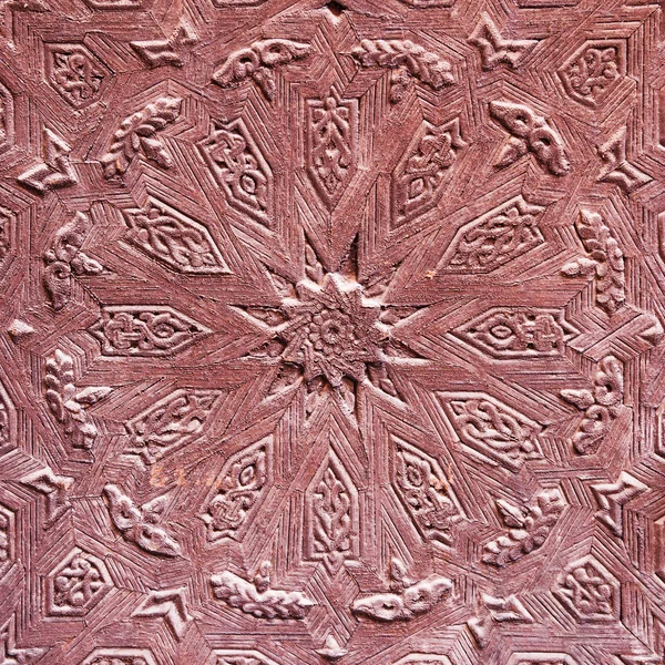 Detail of an antique Moroccan door — Stock Photo, Image