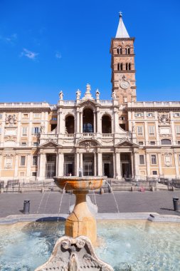 Basilica di Santa Maria Maggiore, en büyük Marian Katolik Kilisesi ve yedi yolcu kiliseler, Roma, İtalya