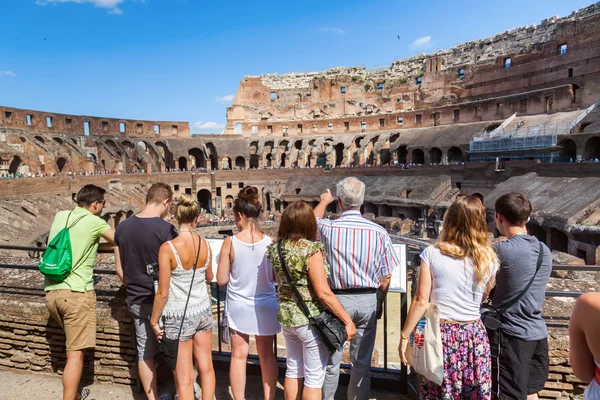 Inside view of the Colosseum in Rome, Italy. — Stock Photo, Image