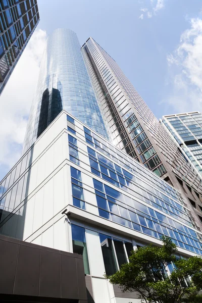 Office towers in the financial district of Frankfurt am Main, Germany — Stock Photo, Image