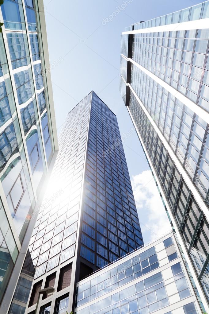 Skyscrapers in a low angle view