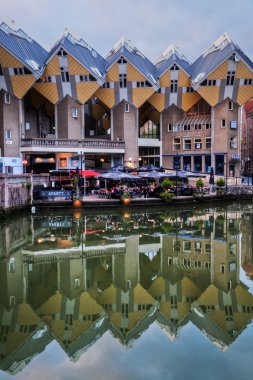 Hollanda, Rotterdam 'da küp evler