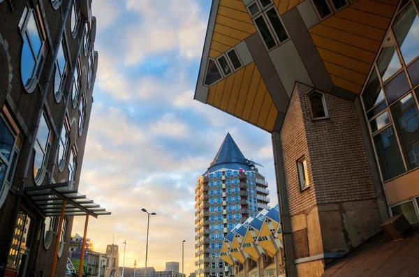 Casas cubo en Rotterdam, Países Bajos —  Fotos de Stock