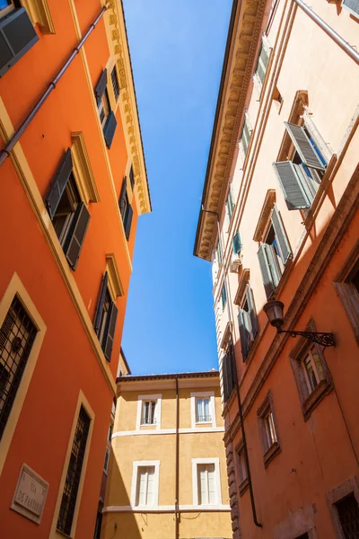 Oude stad gebouwen in Rome, Italië — Stockfoto