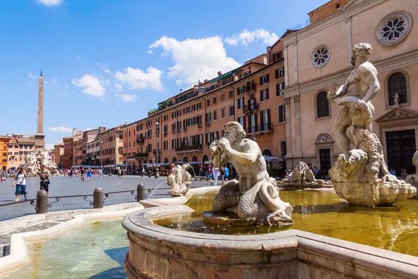 Piazza navona w Rzymie, Włochy — Zdjęcie stockowe