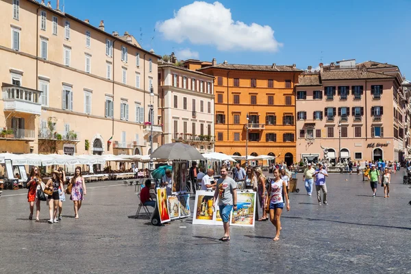 Piazza navona em roma, itália — Fotografia de Stock