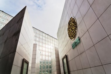 Paris, Fransa'da Institut du Monde Arabe görünümünü