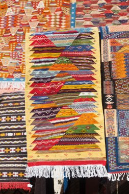 Marakeş, Fas souks içinde Doğu Halı
