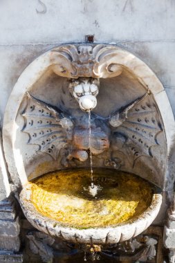 Antika içme suyu Çeşmesi Roma, İtalya