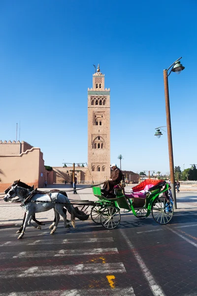 Koutoubia moskee in marrakesh, Marokko — Stockfoto