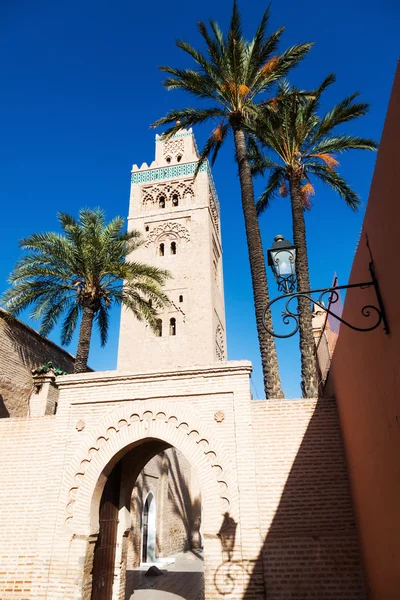 Meczet Kutubijja w marrakech, Maroko — Zdjęcie stockowe