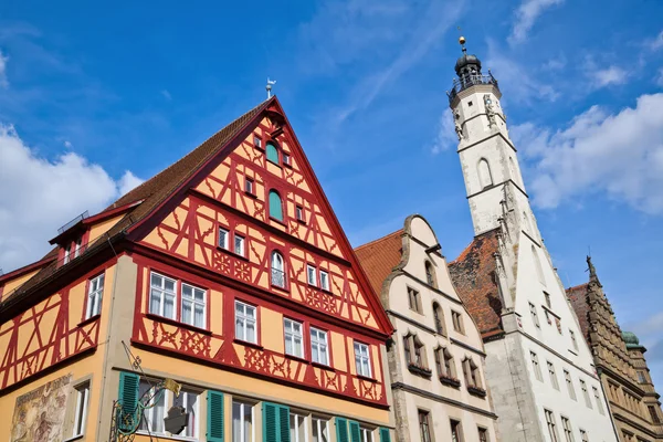 Pittoreske Rothenburg ob der Tauber, Duitsland — Stockfoto