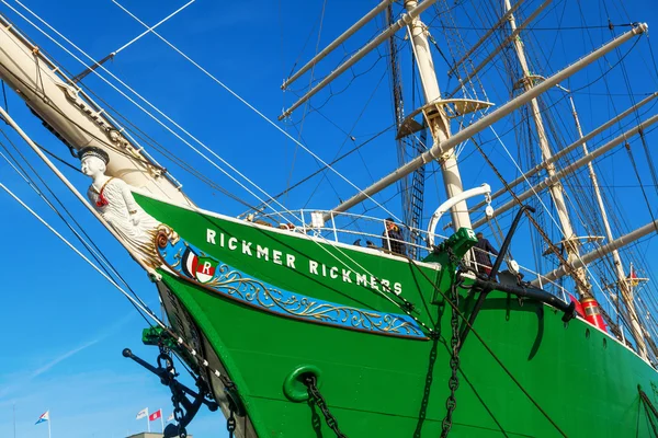 Tarihsel gemi Rickmer Rickmers Hamburg, Almanya — Stok fotoğraf