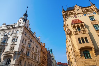 Eski binalarda tipik Prag, Çek Cumhuriyeti