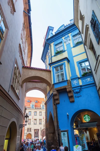 Pitoresk Prag eski şehir, Unesco Dünya Mirasları tarafından korunan, — Stok fotoğraf