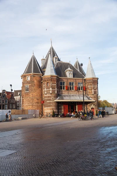 Waag v Amsterdamu, Nizozemsko — Stock fotografie