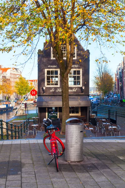 Вид на город Амстердам, Нидерланды — стоковое фото