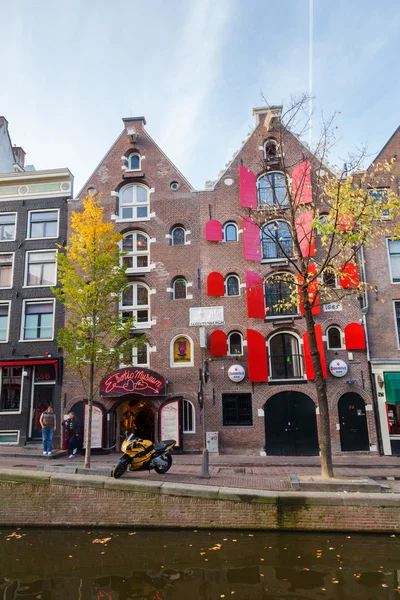 Distretto a luci rosse ad Amsterdam, Paesi Bassi — Foto Stock