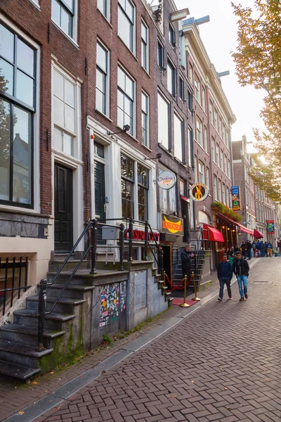 Red light district in Amsterdam, Netherlands — Stock Photo, Image