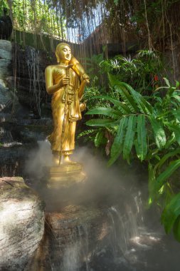 Altın Mount Bangkok, Tayland, altın Buddha heykeli