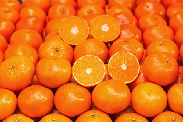 Pile of mandarines — Stock Photo, Image