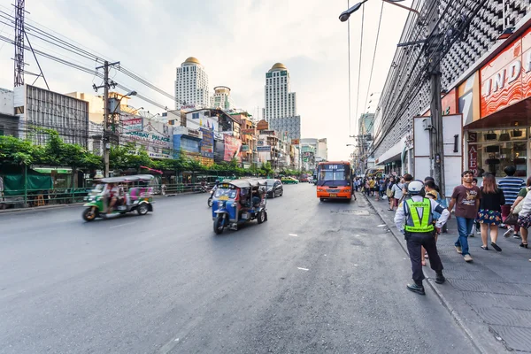 Scena di strada a Bangkok, Thailandia — Foto Stock