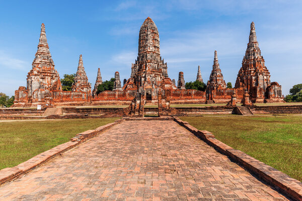 Wat Phra Si Sanphet, ruin of a former royal temple in Ayutthaya, Thailand
