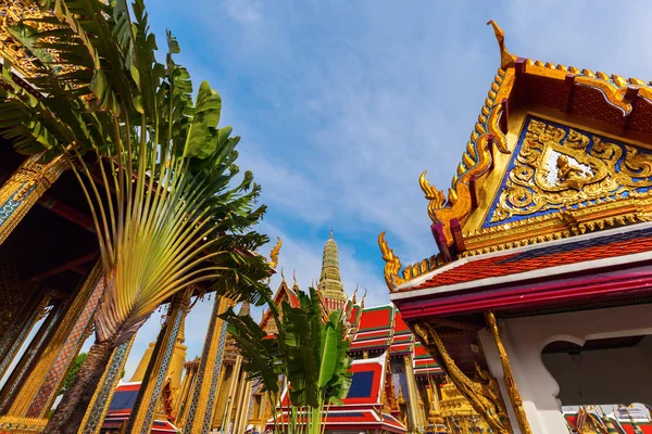 Świątynia Wat phra kaew w Bangkok, Tajlandia — Zdjęcie stockowe