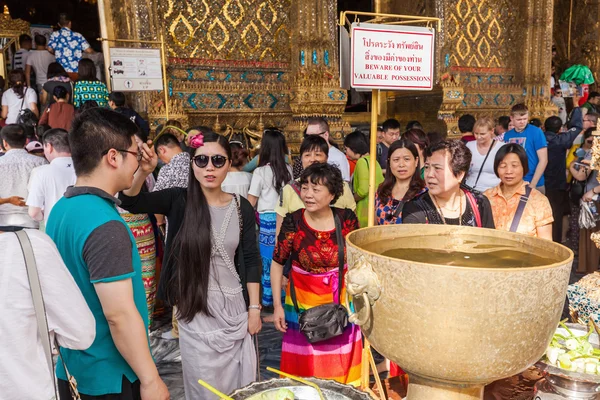 Buddhistický chrám Wat Phra Kaew v Bangkoku, Thajsko — Stock fotografie