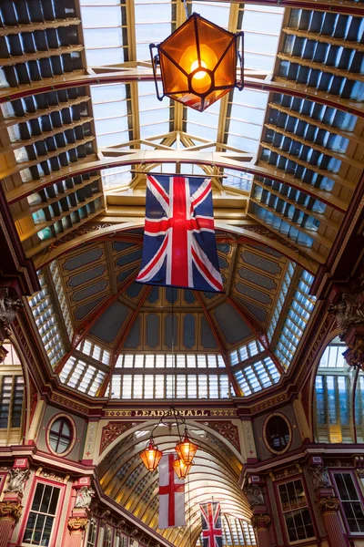 Targowisku Leadenhall Market w Londyn, Uk — Zdjęcie stockowe