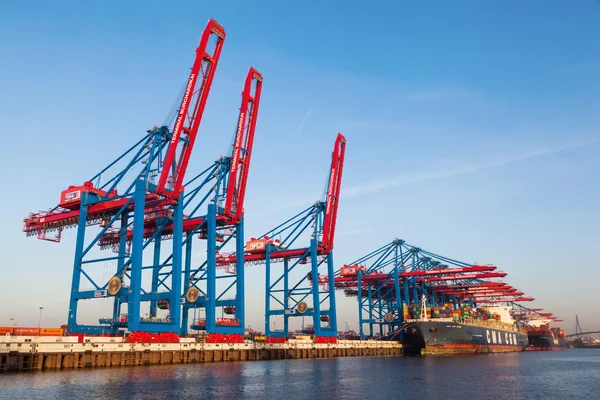 At the Port of Hamburg, Germany — Stock Photo, Image