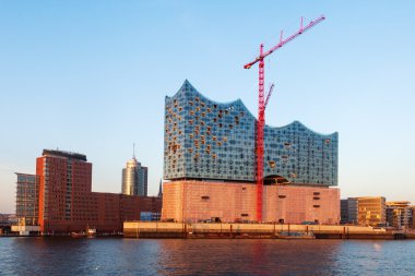 Hamburg, Almanya'nın liman Elbphilharmone