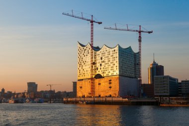 Hamburg, Almanya'nın liman Elbphilharmone