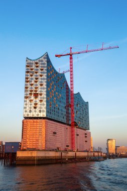 Hamburg, Almanya'nın liman Elbphilharmone