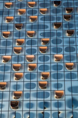 Hamburg, Almanya'nın Hafencity Elbphilharmonie cephe