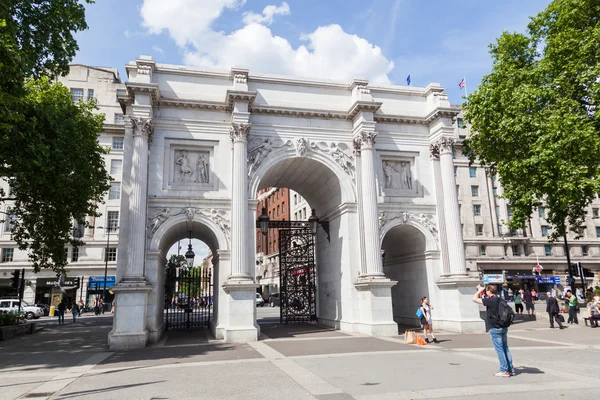 Londra, İngiltere'de mermer kemer — Stok fotoğraf