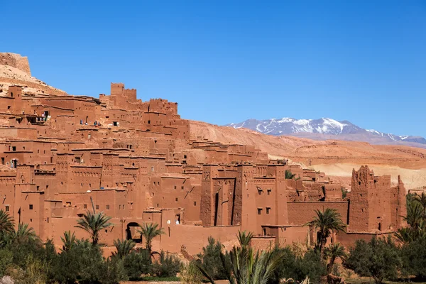 Aldeia histórica da montanha Ait-Ben-Haddou em Marrocos — Fotografia de Stock